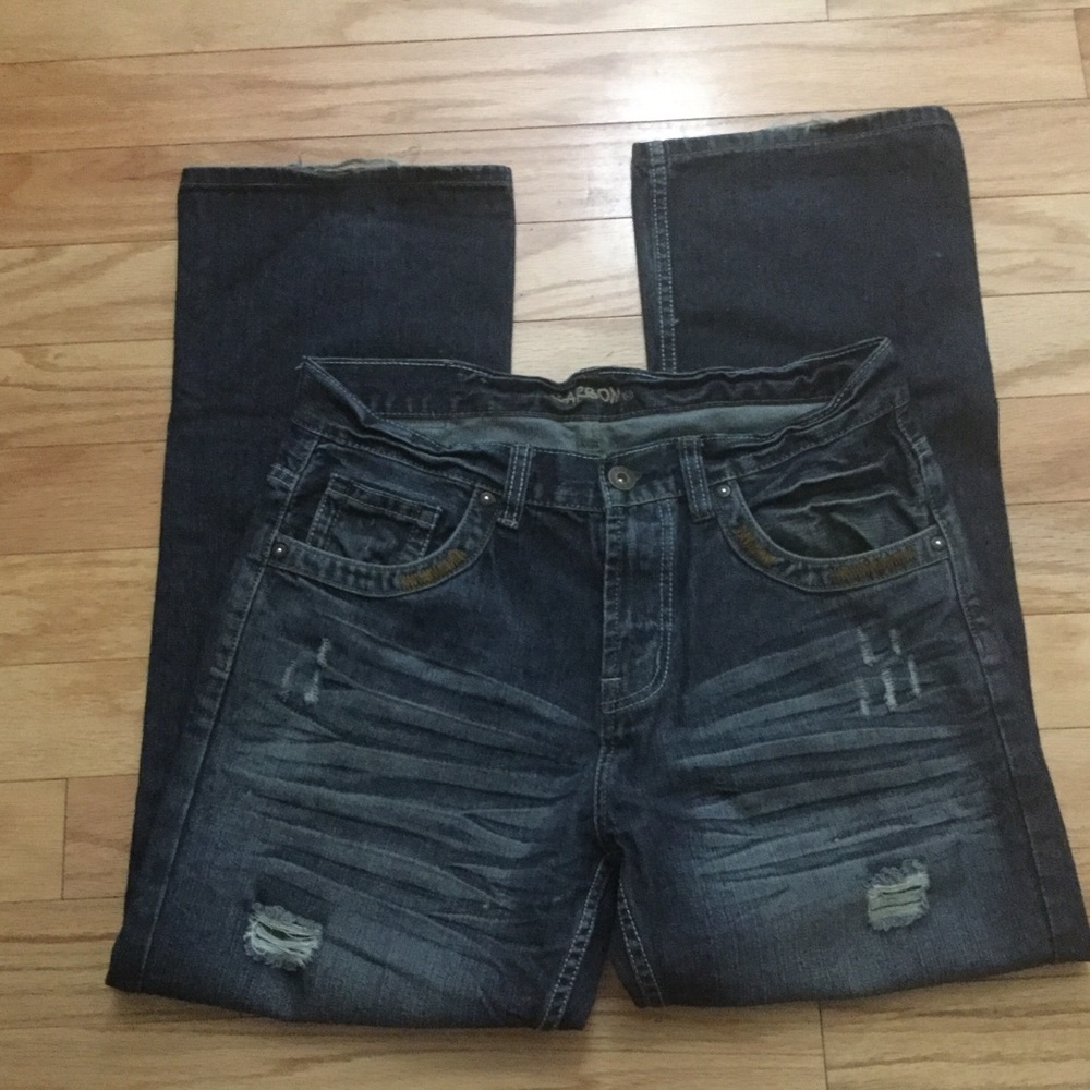 Carbon men’s jeans distressed size32 L 30